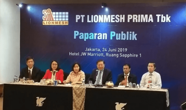 PT Lion Mesh Membukukan  Penjualan Bersih 2018 Sebesar Rp 240,03 Miliar atau Meningkat 6,98% | KlikDirektori