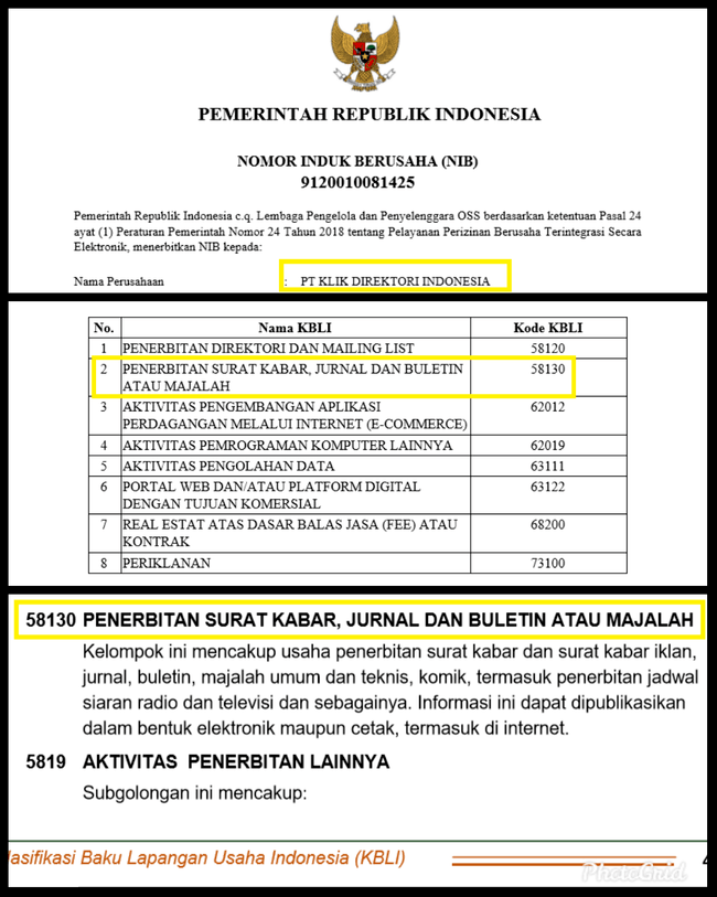 Surat Tugas | KlikDirektori.com