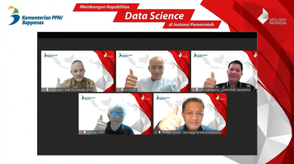 Webinar Satu Data Indonesia: Membangun Kapabilitas Data Science di Instansi Pemerintah