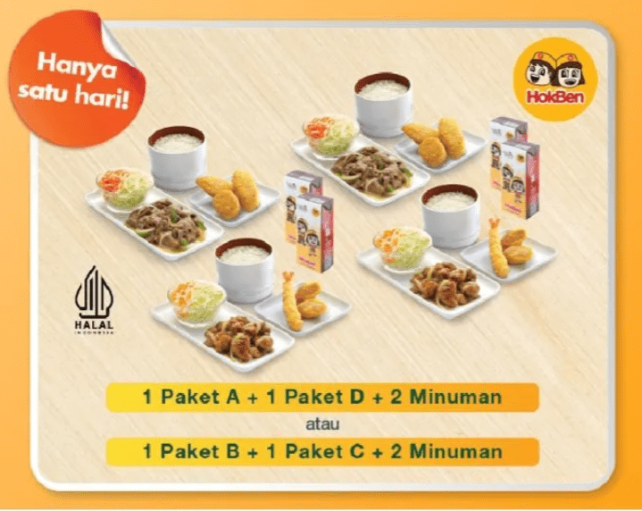 Rayakan Ulang Tahun ke-67, Danamon Gandeng HokBen Hadirkan Promo Makan Paket Berdua