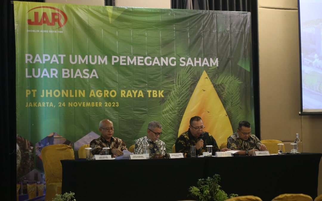 RUPSLB 2023 PT. Jhonlin Agro Raya Tbk (JARR) Menyetujui Penggabungan Usaha dengan PT Jhonlin Agro Lestari (JAL)