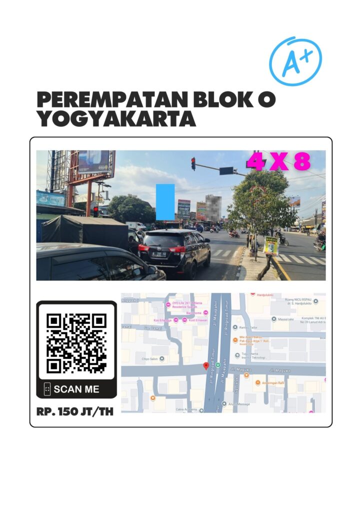 Billboard Baliho Perempatan Blok O Jogja