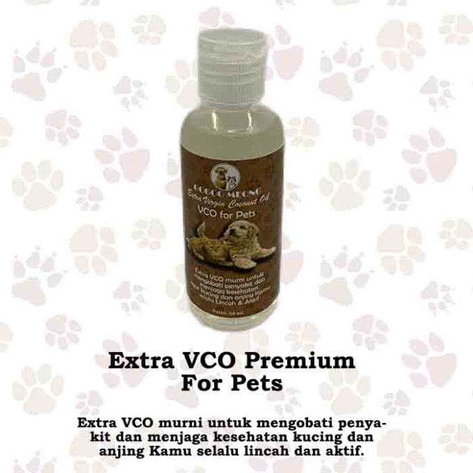 Minyak VCO Kucing Anjing Virgin Coconut Oil Obat Jamur Skabies 60 ml