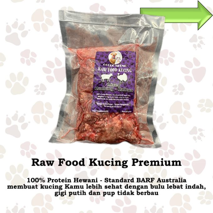 Raw Food Kucing Kambing Kalkun