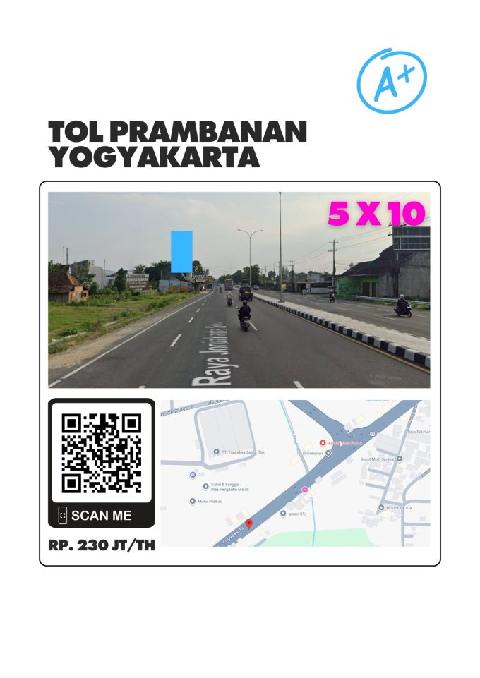 Baliho Exit Tol Prambanan